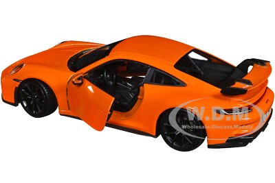 PORSCHE 911 GT3 ORANGE 1/24 DIECAST MODEL CAR BY BBURAGO 21104 | eBay