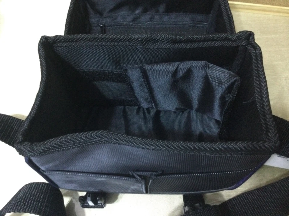 Camera bag with shoulder strap-Sat Nav Case Hard Carry Case GoPro Travel Bag  - Image 2 of 4