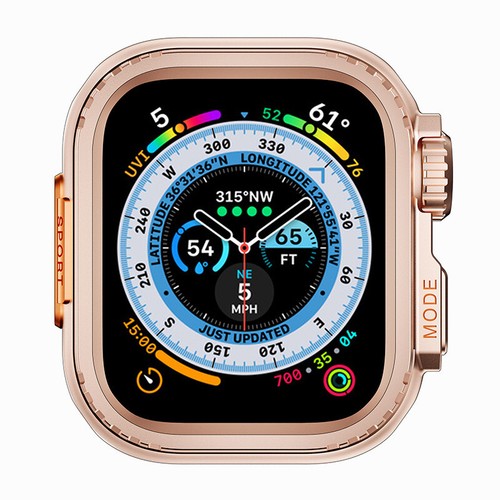 Metal Case Change TO Ultra For Apple Watch 9 8 7 6 5 4 SE 45/44mm Full Cover - Picture 12 of 12