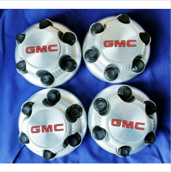 4pcs. 19992013 GMC Sierra Yukon 1500 6lug Truck Van Hub Center Caps