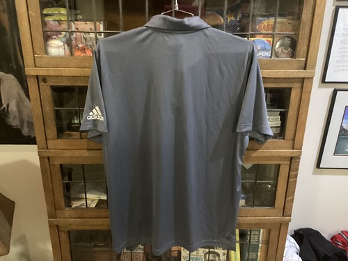 NWT NIU Huskies Basketball ADIDAS Gray Performance Grind Polo SZ XL - cool - Picture 12 of 12