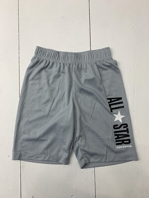 Converse Kids Athletic Grey Shorts Boys Size Medium