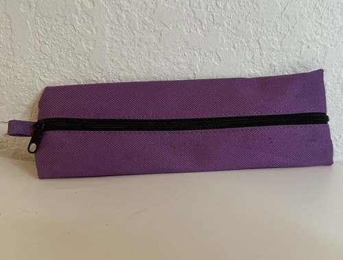KIM POSSIBLE Pencil Pouch Purple Vintage Zipper Canvas Disney 2.5”x7.5” - Picture 3 of 4