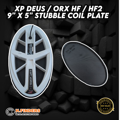 XP DEUS / ORX HF / HF2 9'' X 5'' Spule Abdeckung Stubbie Coil Plate DIGMATE