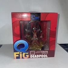 Quantum Mechanix  - Q-Fig Vinyl Figure - Deadpool - Loot Crate Exclusive