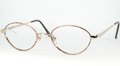 IGA OPTIC 1239 03 GOLD /BORDEAUX EYEGLASSES GLASSES FRAME 52-18-135mm (NOTES)
