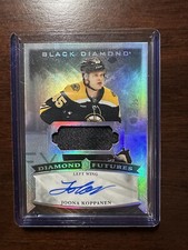 Joona Koppanen Diamond Futures RPA /25! 2023-24 Black Diamond Hockey #BDF-KO BOS