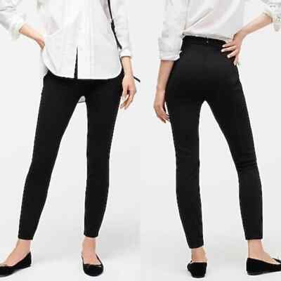 J Crew Pixie Ponte Pants Womens 4R Skinny Ankle Pull-On Zip Back Stretch Legging