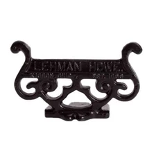 Lehman's Cast Aluminum Boot Scraper, Vintage Style Scroll Design, Clean Boots