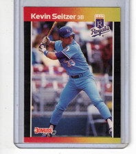 1989 Donruss #238 Kevin Seitzer - Royals