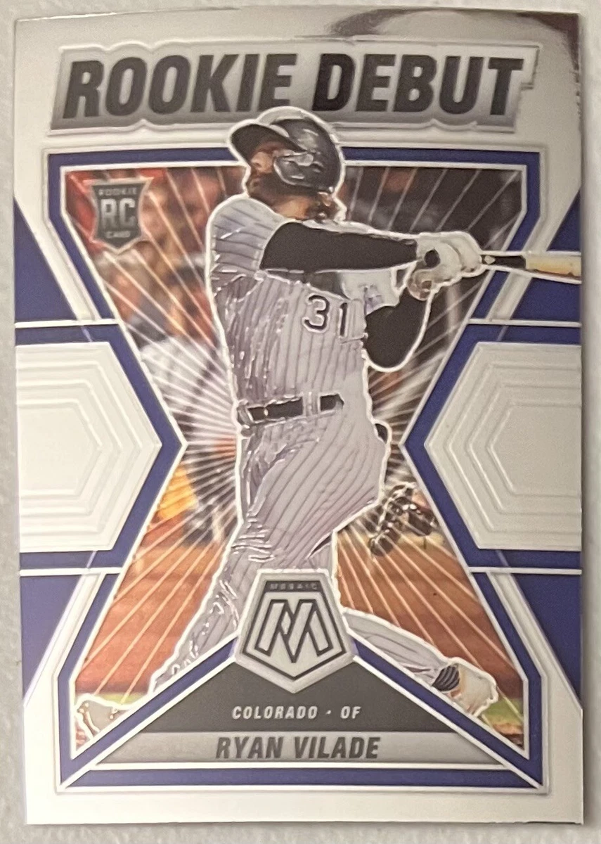 2022 Panini Mosaic RC Rookie Debut Ryan Vilade Colorado Rockies | eBay
