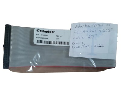 Adaptec P/N 497462-00 REVA A SCSI cable