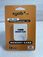 GameCube WII Memory Card 251 Blocks 16MB XYAB BRAND NEW SEALED