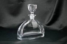 Decanter Whiskey Vodka Cognac Water Carafe Bohemia Crystal Glass 17oz / 500ml 
