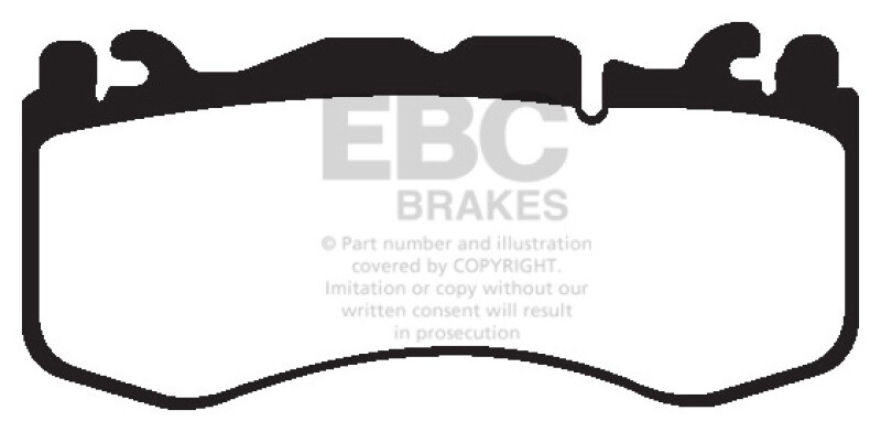 EBC for 12+ Aston Martin Vantage 4.7 Yellowstuff Front Brake Pads - ebcDP42174R