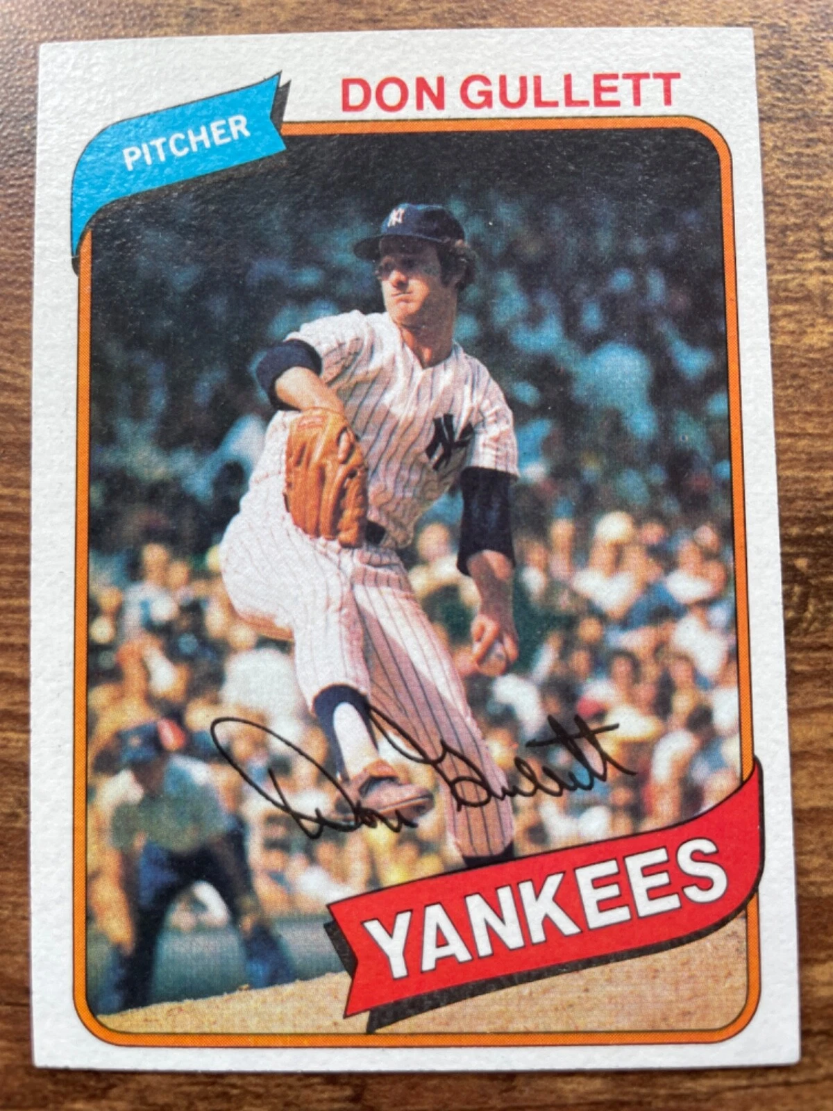 1980 Topps Baseball Card #435 Don Gullett New York Yankees NM/MT