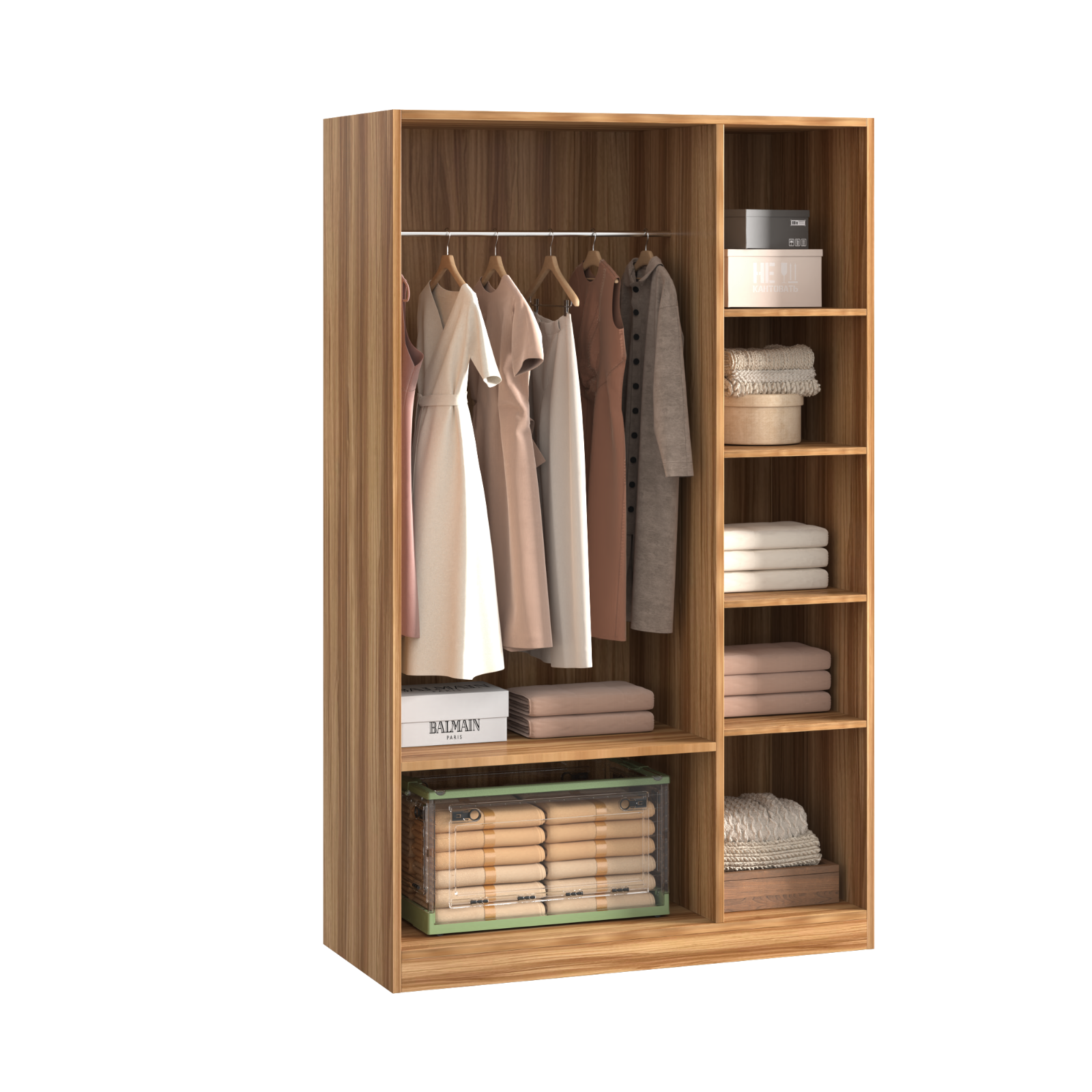 Mirrored 3 Door Oak Wardrobe | eBay UK