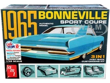 SKILL 2 MODEL KIT 1965 PONTIAC BONNEVILLE SPORT COUPE 3-IN-1 1/25 BY AMT AMT1260
