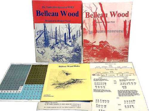 Belleau Wood WW 1 Board Game Historical Alternatives 1980 UNPUNCHED OOP VG - Picture 6 of 16