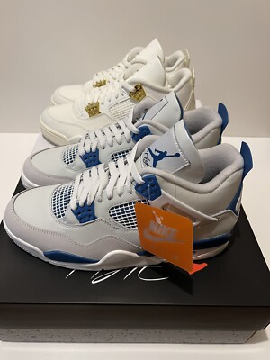 air jordan retro 4 metallic blue
