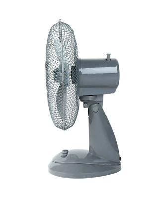 Grey Desk Fan 9 Inch Oscillating BLAUPUNKT Cooling Fan for sale 