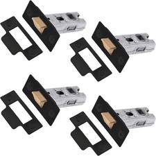 XFORT 75mm Tubular Latch – Secure Internal Door – Square Forend - Pack of  2 & 4