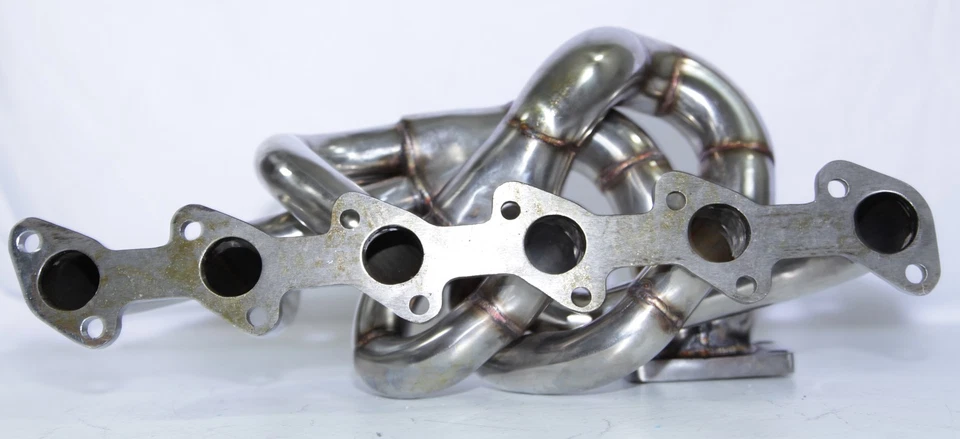 Colector de acero inoxidable para BMW M3 323 325 328 E30 I6 SOHC T3 M20 2,5 L/2,7 L Foto 2 de 4