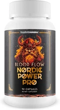 Blood Flow Nordic Power Pro - Circulation Support Supplement for Men, 90ct.
