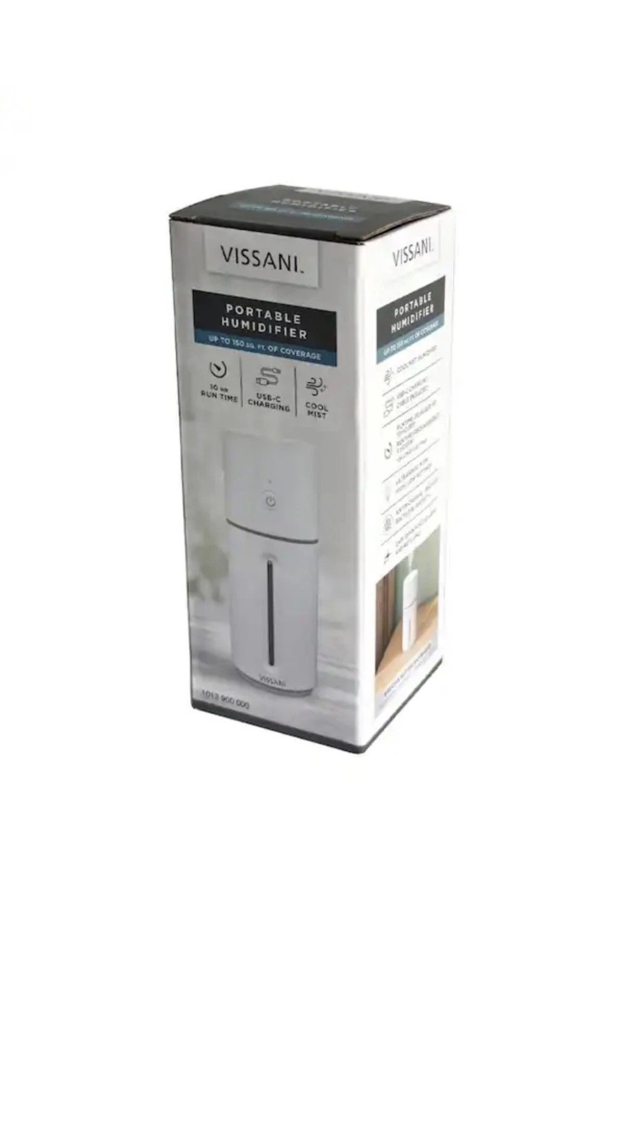 Cool Mist Humidifier, Top Fill by  Vissani  10 oz. Portable