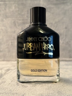 Urban Hero Gold Edition 3.3 Oz Eau De Parfum Spray by Jimmy Choo Tester for Men