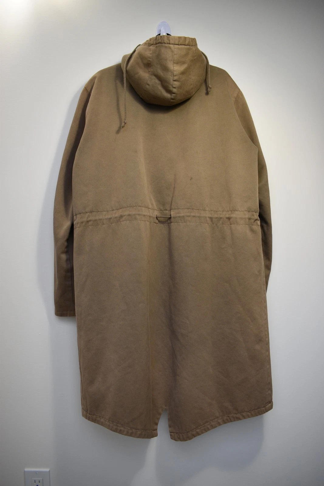 raf simons aw03-04 closer brown blank pcl parka oversized image 3