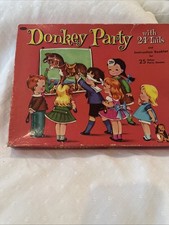 VTG Toy Game Pin Tail On Donkey Donkey party 