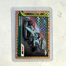 2025 Topps Chrome F1 #81 FERNANDO ALONSO Orange Checker Flag Refractor /25