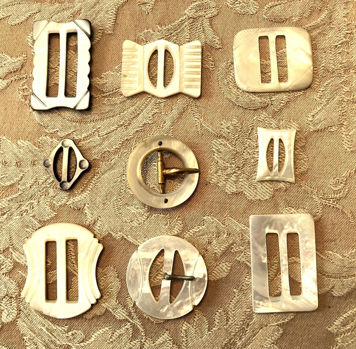 Mother of Pearl Vintage Belt Buckles for sale | eBay