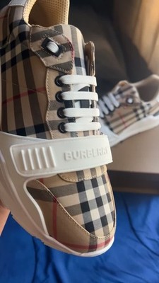 Mens Size 10 Burberry Sneakers Brand New with Box Never Worn | eBay