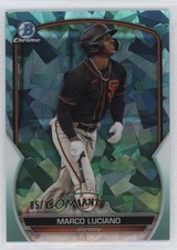 2023 Bowman Chrome Sapphire Prospects Aqua 65/99 Marco Luciano #BCP-176 0xh3