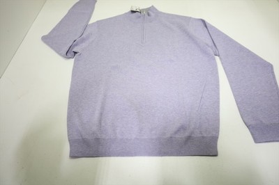 Peter Millar Coolspun Sweater Mens Medium LGVLT 1/4 Zip Sweater New INV13083769