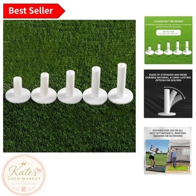 High-Quality Golf Rubber Tees 1.5 - 3.13'' | Essential Practice Accessories
