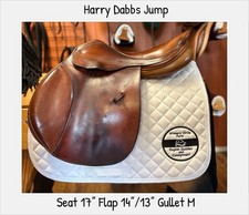 Harry Dabbs Jump Saddle. 17&rdquo; M