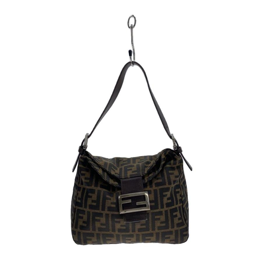 FENDI Mamma Bucket Bag Zucca Brown Allover Pattern 8BR004 Japan