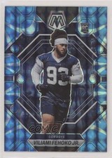 2023 Panini Mosaic Rookies Reactive Blue Prizm Viliami Fehoko Jr #375 11ds