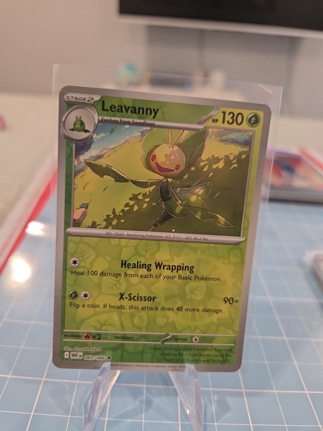 Leavanny Reverse Holo Uncommon SV: White Flare 003/086 NM