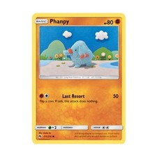 Pokemon SM - Lost Thunder Phanpy (C) #111 (Reverse Holo) NM