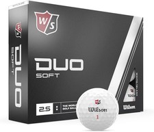 WILSON Staff Duo Soft Golf Balls - White 12 Pack