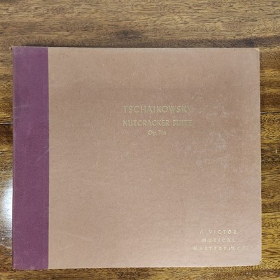 (3) 12'' 78 RPM SET ''NUTCRACKER SUITE OP.71a'' TSCHAIKOWSKY VICTOR DM 265