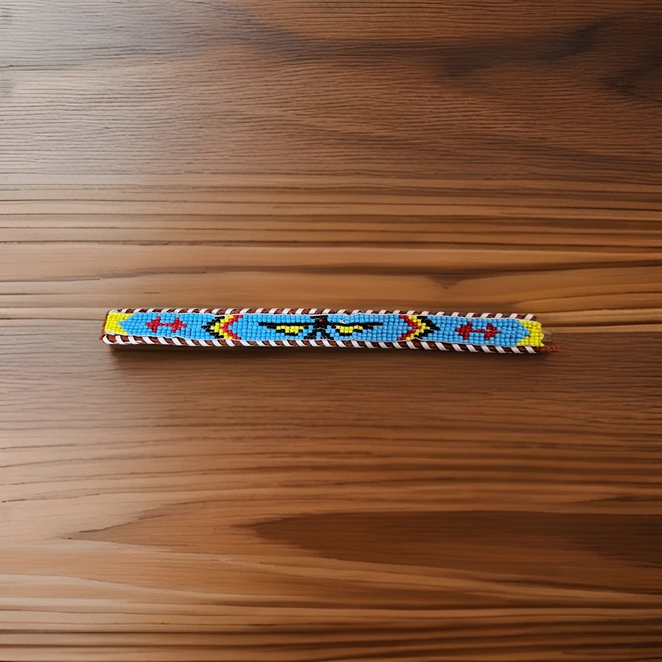 Cinturón occidental con cuentas motivo Thunderbird para niños pequeños/niños. Colorido. 25 in x 2 in Foto 2 de 4