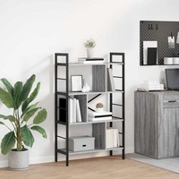 BüCherregal 7 Ebenen 75 X 30 X 123,5 Cm Holzwerkstoff