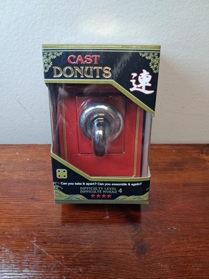 Hanayama Cast Donuts Metal Puzzle - Difficulty Level 4 out of 6. 2011