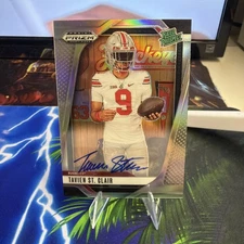 Tavien St. Clair- 2025 Panini Prizm Draft Picks Silver Prizm AUTO