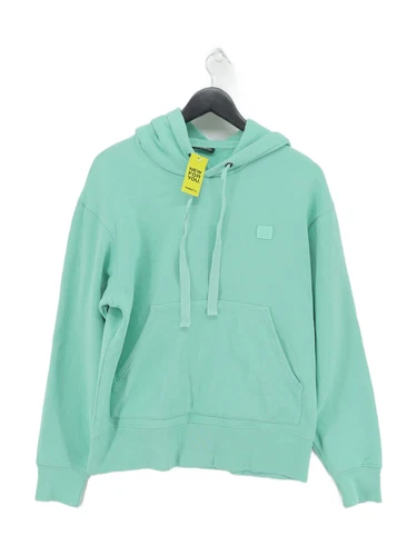 Acne Studios Felpa con Cappuccio Donna M Verde 100% Cotone Pullover